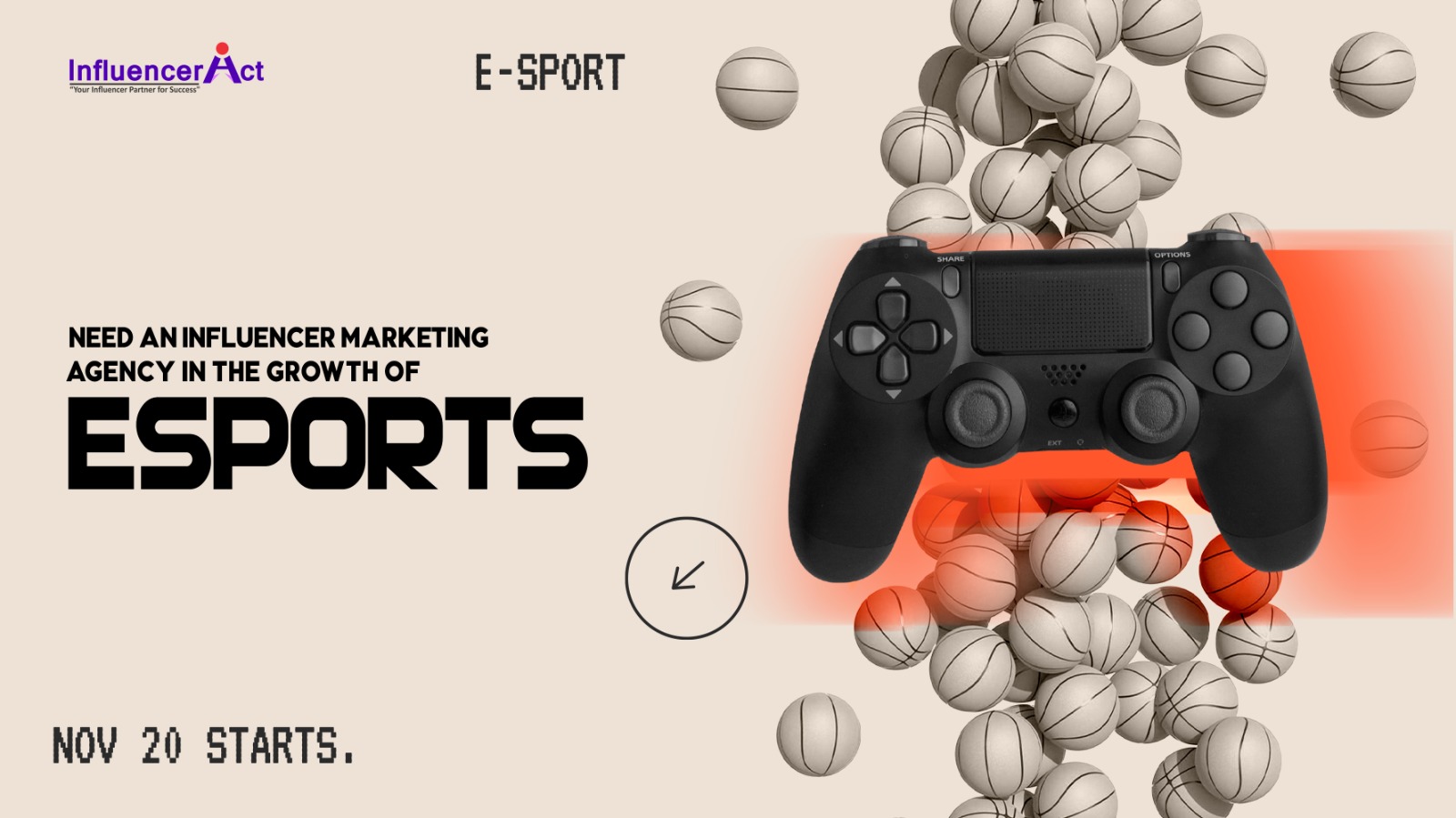 Need Influencer Marketing Agency in the Growth of Esports